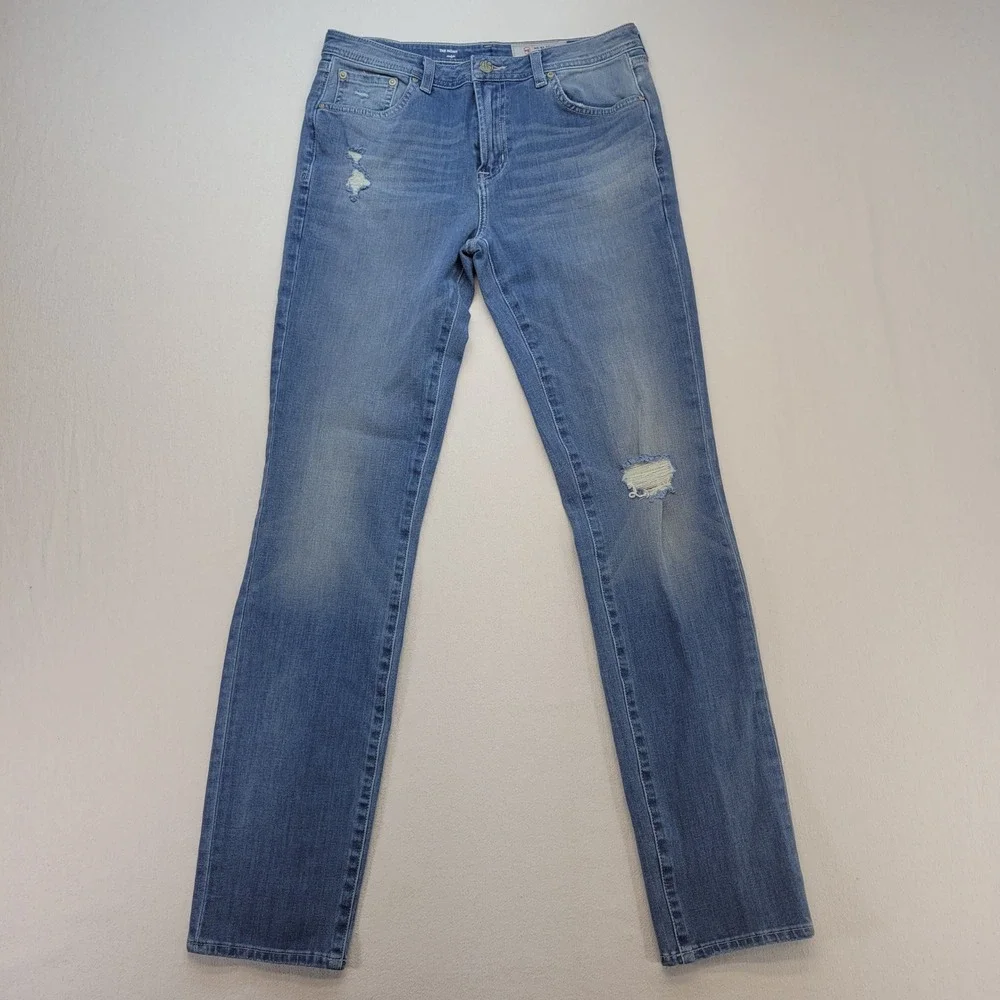 AG Adriano Goldschmied Jeans Kids 18 Blue The Noah Straight Medium Wash Denim